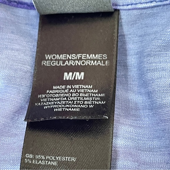 THE NORTH FACE Blue & Purple V-Neck Casual Mini Dress, Medium - Picture 8 of 9